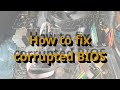 How to fix corrupted BIOS using CH341A programmer #ch341a