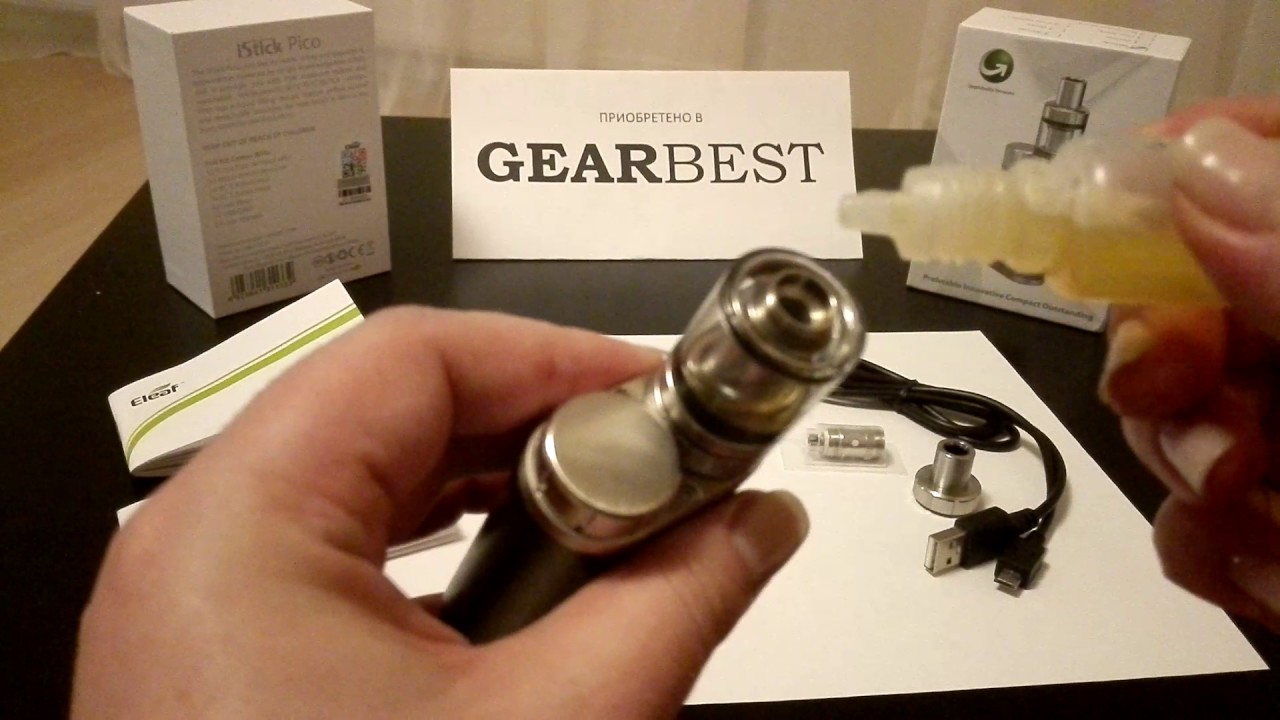 Original Eleaf iStick Pico TC 75W Mod Kit (BLACK) from GearBest