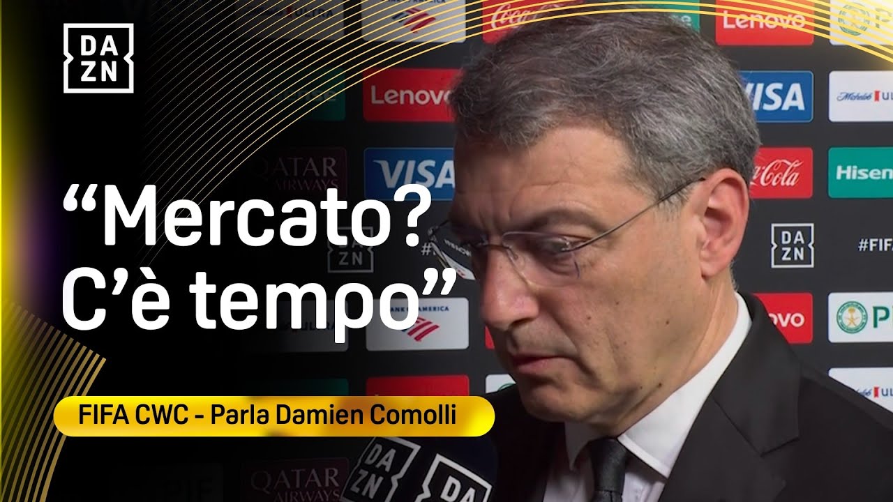 Juve, COMOLLI: "Non è il momento di parlare di VLAHOVIC, c’è tempo per il mercato" | FIFA CWC | DAZN