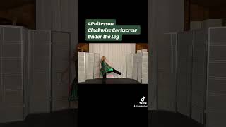 Pt3 Poi Under the Leg Corkscrew Clockwise #Poi #PoiLesson #PoiTutorial #PoiDance  #FlowArts