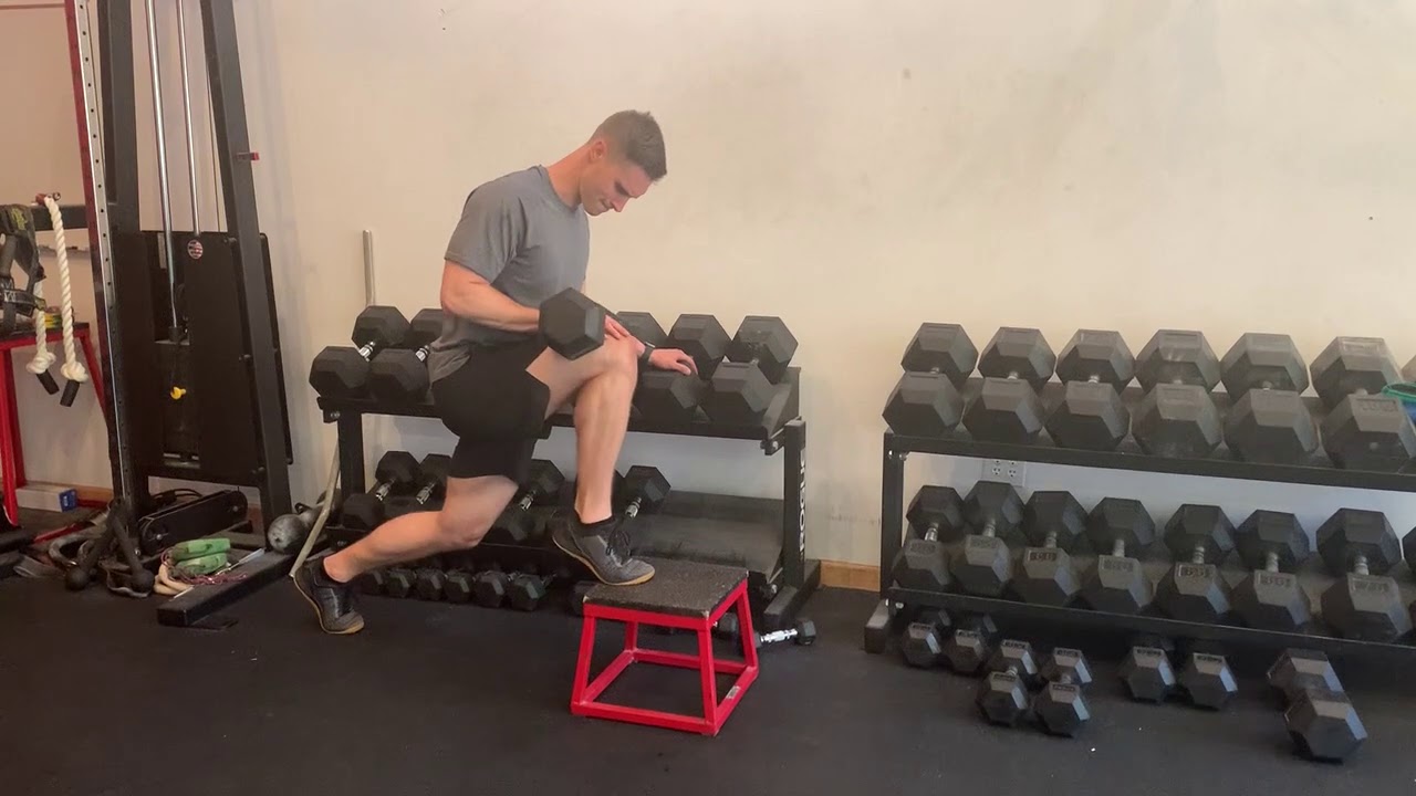 Elevated Soleus Raise with Iso Lunge Hold - YouTube