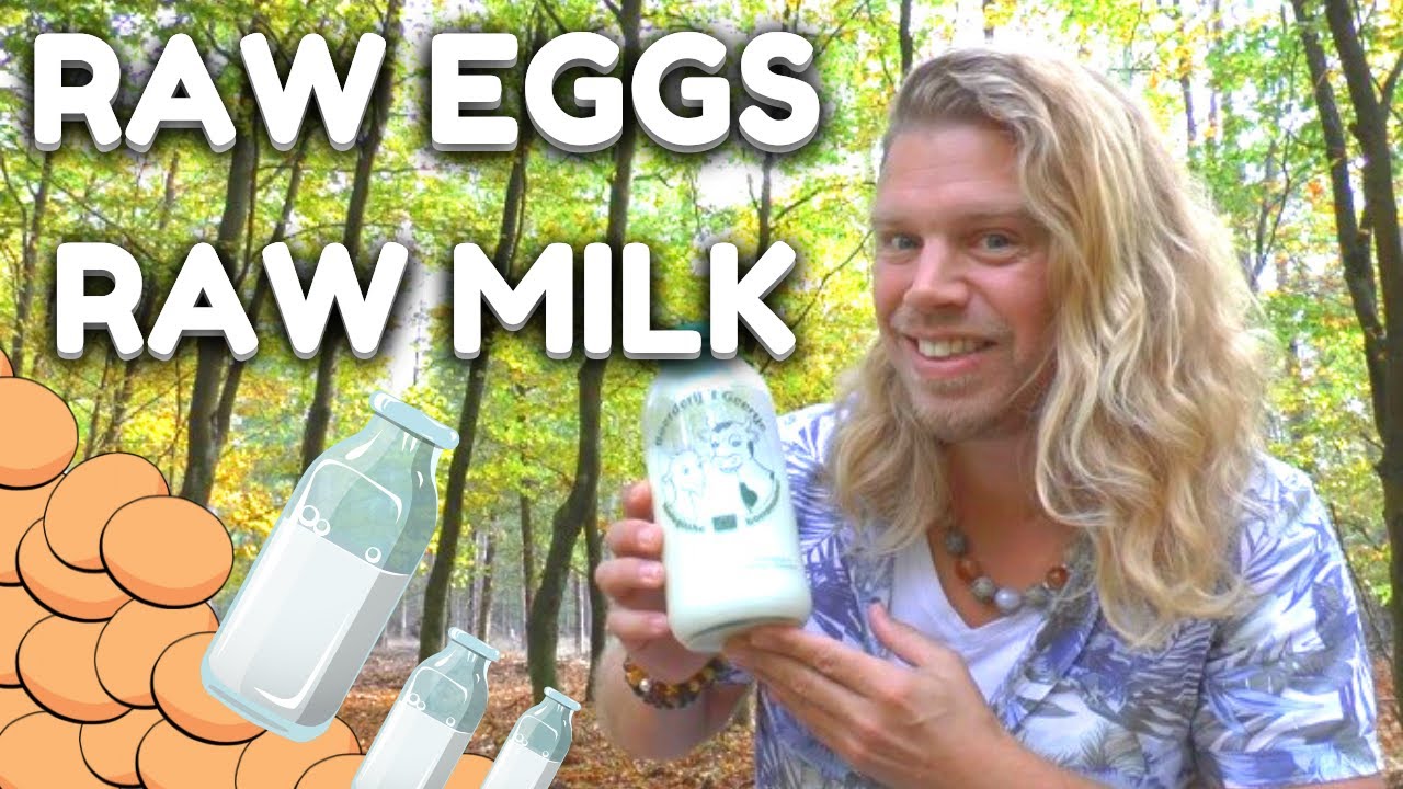 Easy RAW Milk RAW Egg breakfast YouTube