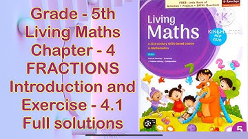 Living Maths Class 5 Ex 4.1 fraction || Mathsadda ||