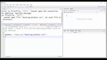 Read a CSV file in R