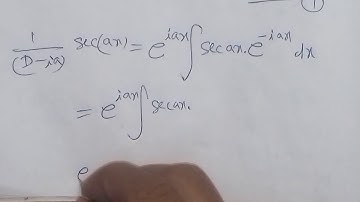 Solve:  d^2y/dx^2+a^2y=secax