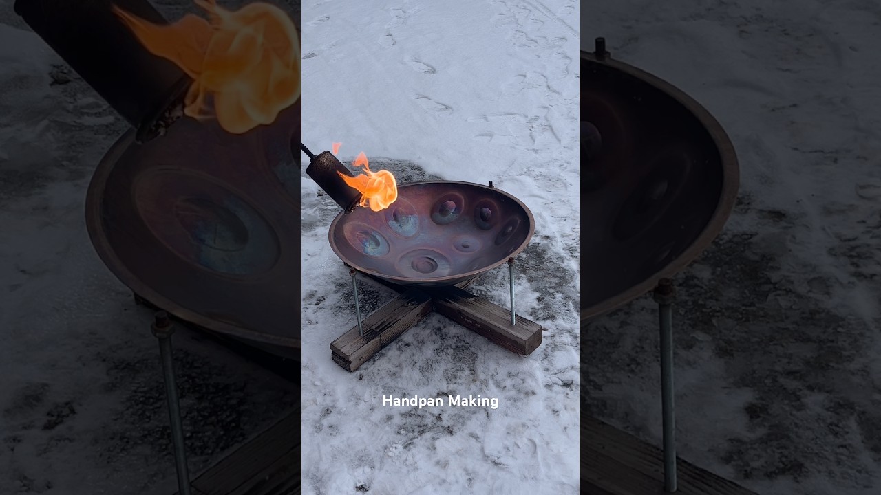 Handpan Building heat treatment #handpan