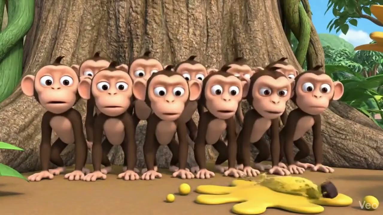 एक केले के लिए बंदरों का गदर! 🐒🍌 | Funny Monkey Banana Chase 2026