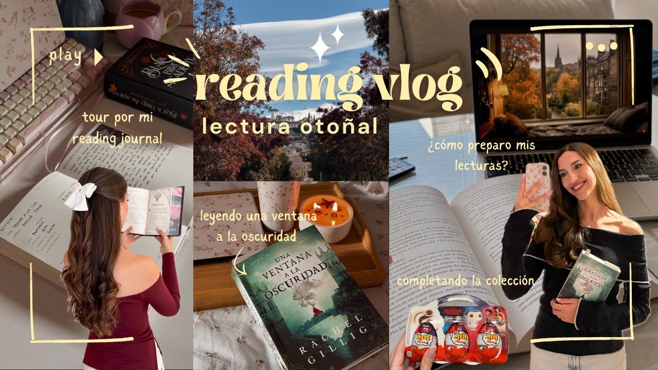 reading vlog 🌷📖☕️ mi diario de lecturas, ritual para leer y terminamos una ventana a la oscuridad