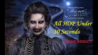 MYSTERY CASE FILES THE COUNTESS COLLECTORS EDITION : All HOP under 30 seconds screenshot 3
