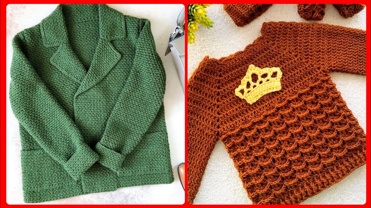 Wonderful And Stylish Handmade Crochet Baby Cardigan YouTube