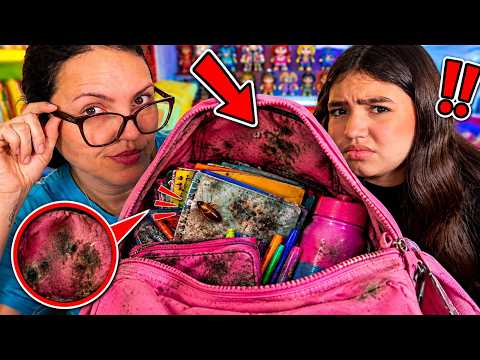 MY MOM REACTING TO MY SCHOOL SUPPLIES NEAR THE END OF THE YEAR
