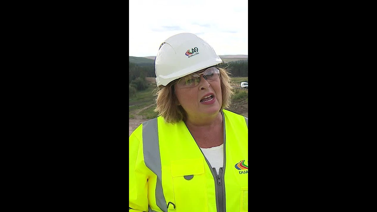 Transport secretary: Work progressing well on the A9 dualling project 