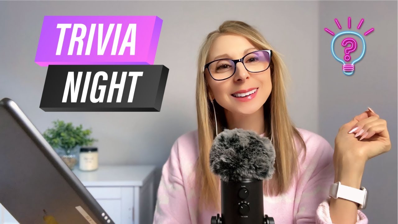 50 вопросов по поп-культуре — ASMR-игра с расслабляющими звуками и триггерами.