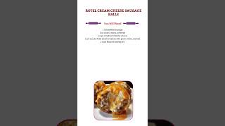 Rotel Cream Cheese Sausage Balls