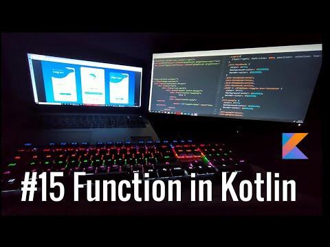 #15 How to create Function in Kotlin with example.