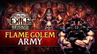 Flame Golem ARMY Elementalist – Build Completa, Barata e Forte | Path of Exile 3.28 - Mirage