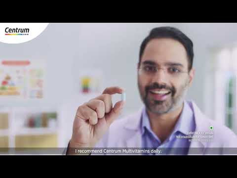 Centrum Multivitamins Nutrition Support with 23 Vitamins & Minerals | Feel the Difference | hindi - video from Centrumshop
