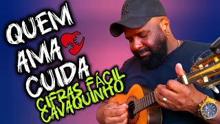 Download Lagu Quem Ama Cuida - VERSÃO SAMBA E PAGODE | Como Tocar Cavaquinho/Cavaco e Banjo | Gica na Laje | COVER MP3