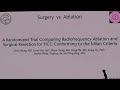 28 early HCC surgery or ablation