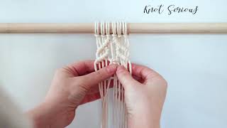 Macrame Pattern Tutorial No. 1