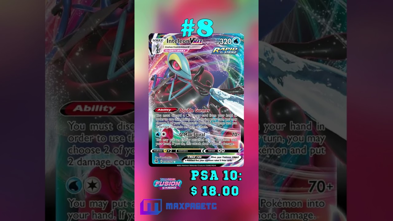 Top 10 Inteleon Pokémon Cards 