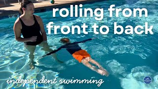 How to Teach Pancake Floats | Rollover Swim Skill for Kids (Front to Back & Back to Front)