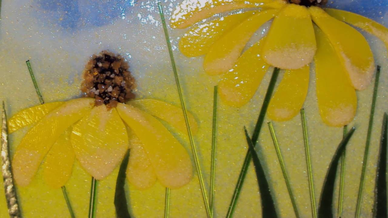 Fused Glass Butterfly Luminary