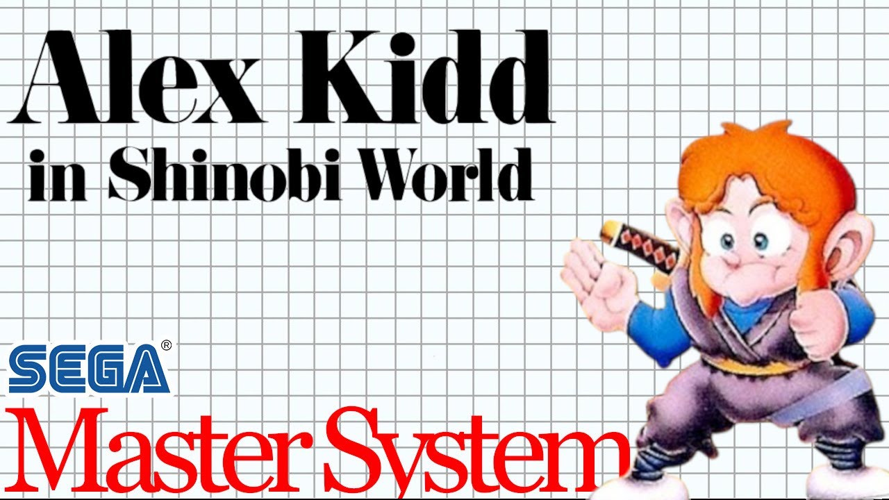 Jeu Sega Master System Alex Kidd In Shinobi World - Version Originale Complète - Bon état