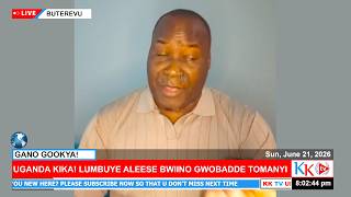 BREAKING NEWS: Lumbuye FRED Aleese Agakagwaawo!
