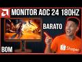 Monitor Gamer  AOC 24 180 HZ | Recomendação TOP