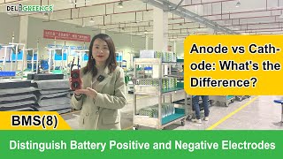 Distinguish Battery Positive and Negative Electrodes