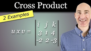 Cross Product of 2 Vectors (How to Find)