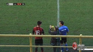 Christian Maldini Debut for AC Milan Primavera vs Ternana 10.11.2013