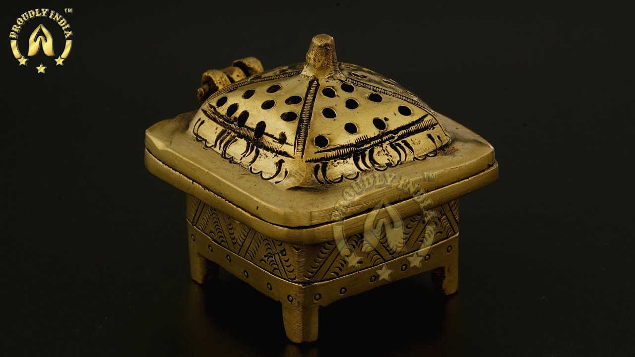 Dhoopdhuni,Lobandan Incense holder, Loban Burner with Handle,Agarbatti Holder