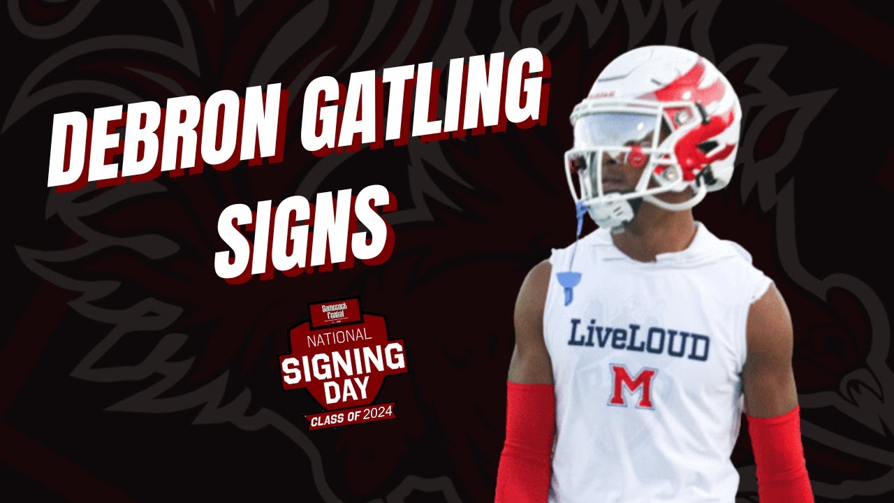 WR Debron Gatling signs with South Carolina | National Signing Day 2024