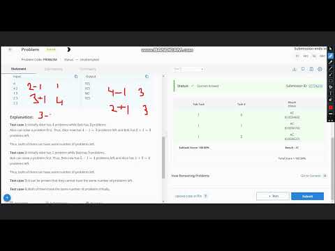 Problem | PR0BLEM | Codechef STARTERS 93 | Full solution