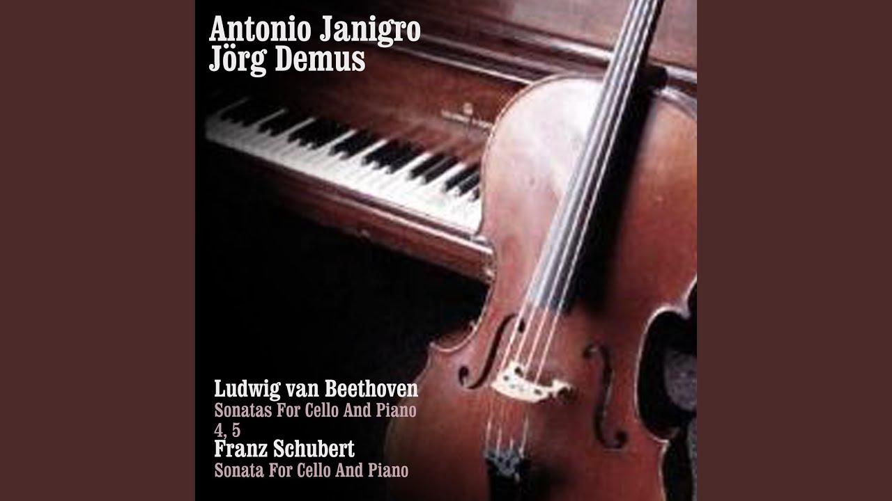 Sonata For Cello And Piano in A Minor, D. 821 "Arpeggione": I. Allegro ...