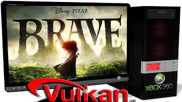 XENIA Xbox 360 Emulator - Brave (2012). Ingame. Vulkan api. Test run on PC #2