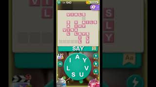 Word Villas Level 640 Answers