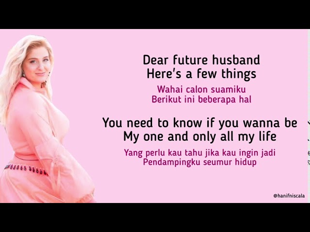 Megan Trainor - Dear Future Husband | Lirik Terjemahan class=