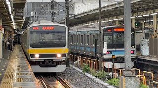 【4K高画質】引退間近!E231系0番代ミツB14編成が中野駅2番線に入線するシーン