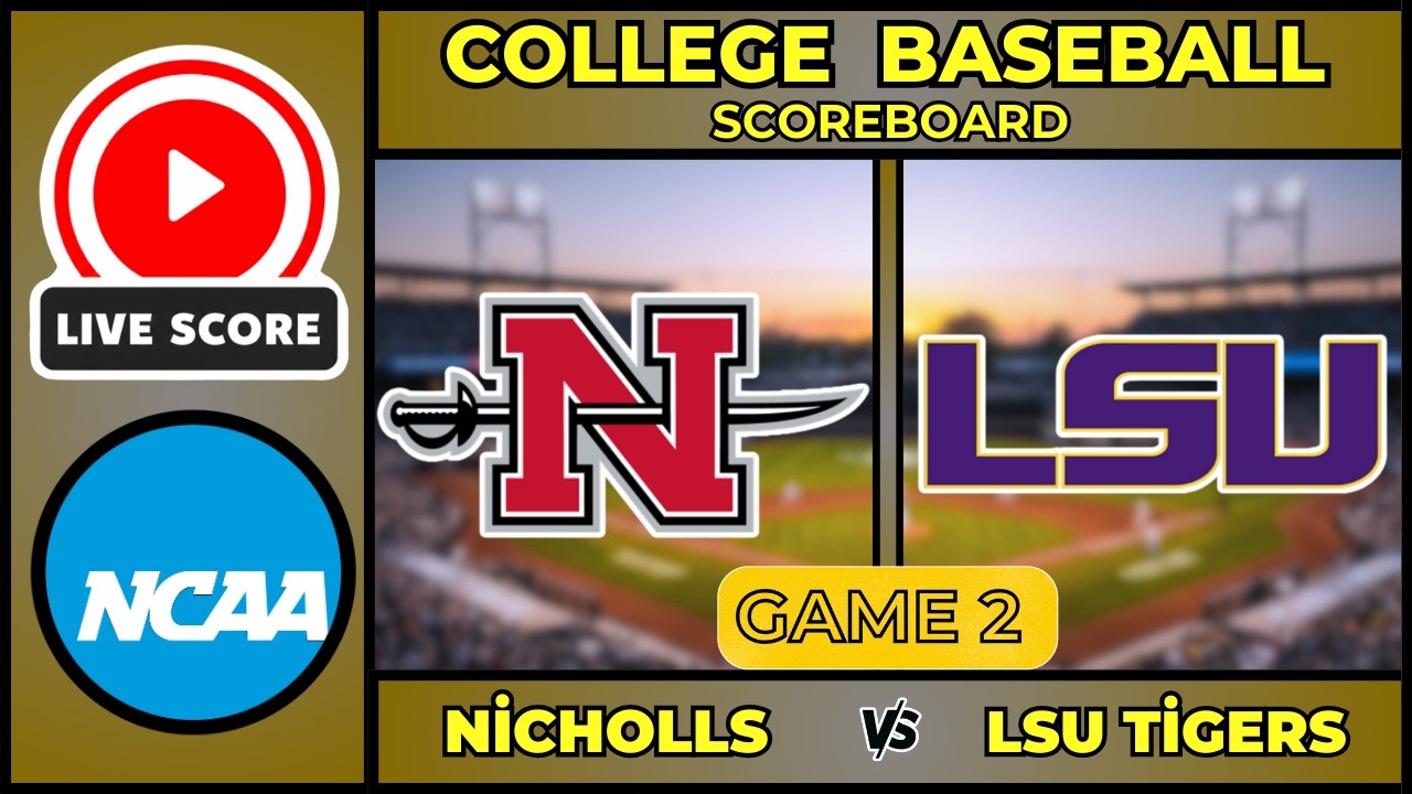 🔴 LIVE: Nicholls vs LSU (Game 2) | NCAA College Softball Scoreboard | Feb 18, 2026 | Tiger Park