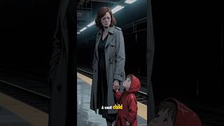 The Child Holding My Hand Disappeared at the Station 😨🚆”