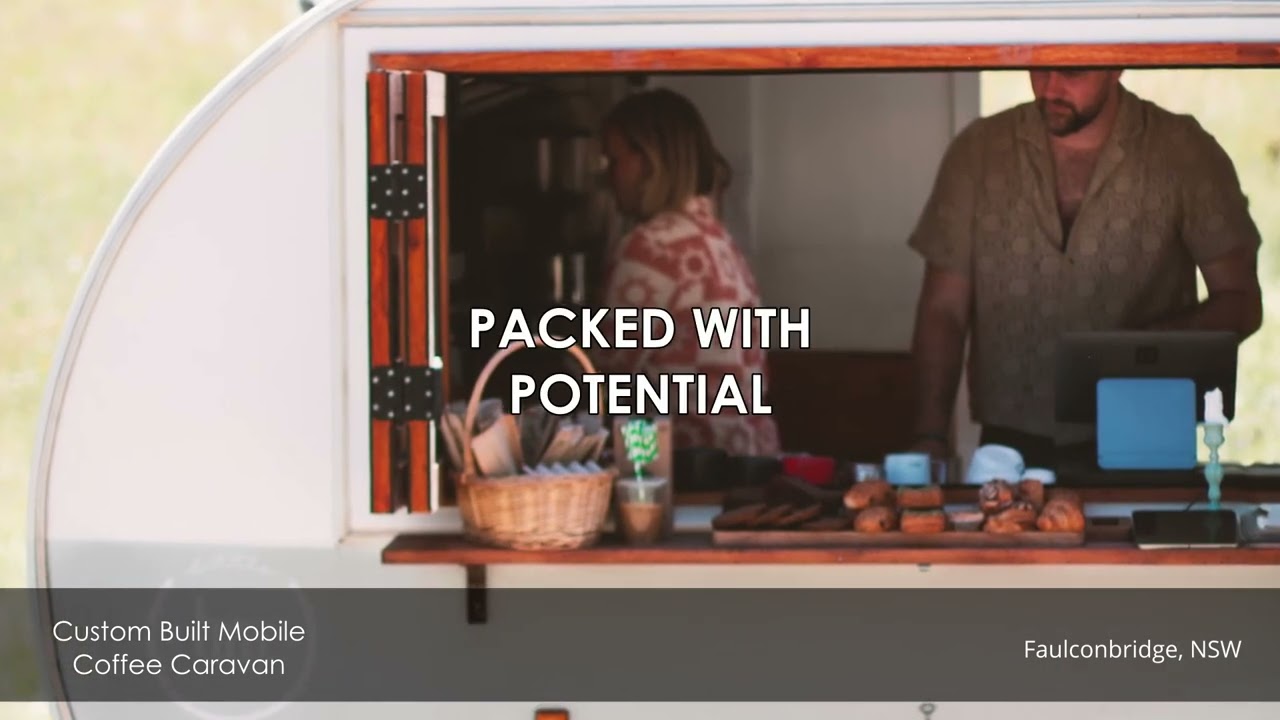 Custom Built Mobile Coffee Caravan – Faulconbridge, NSW