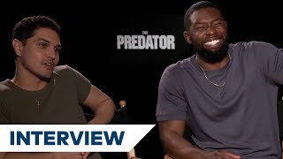 The Predators Augusto Aguilera & Trevante Rhodes Joke About Predators Evolution Tiff 2018