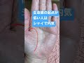 生命線の始まりが低い人はシャイで内気