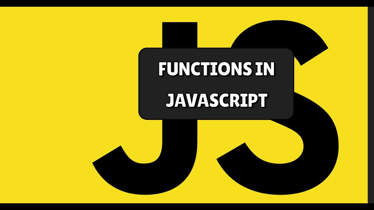 Function is Javascript - YouTube