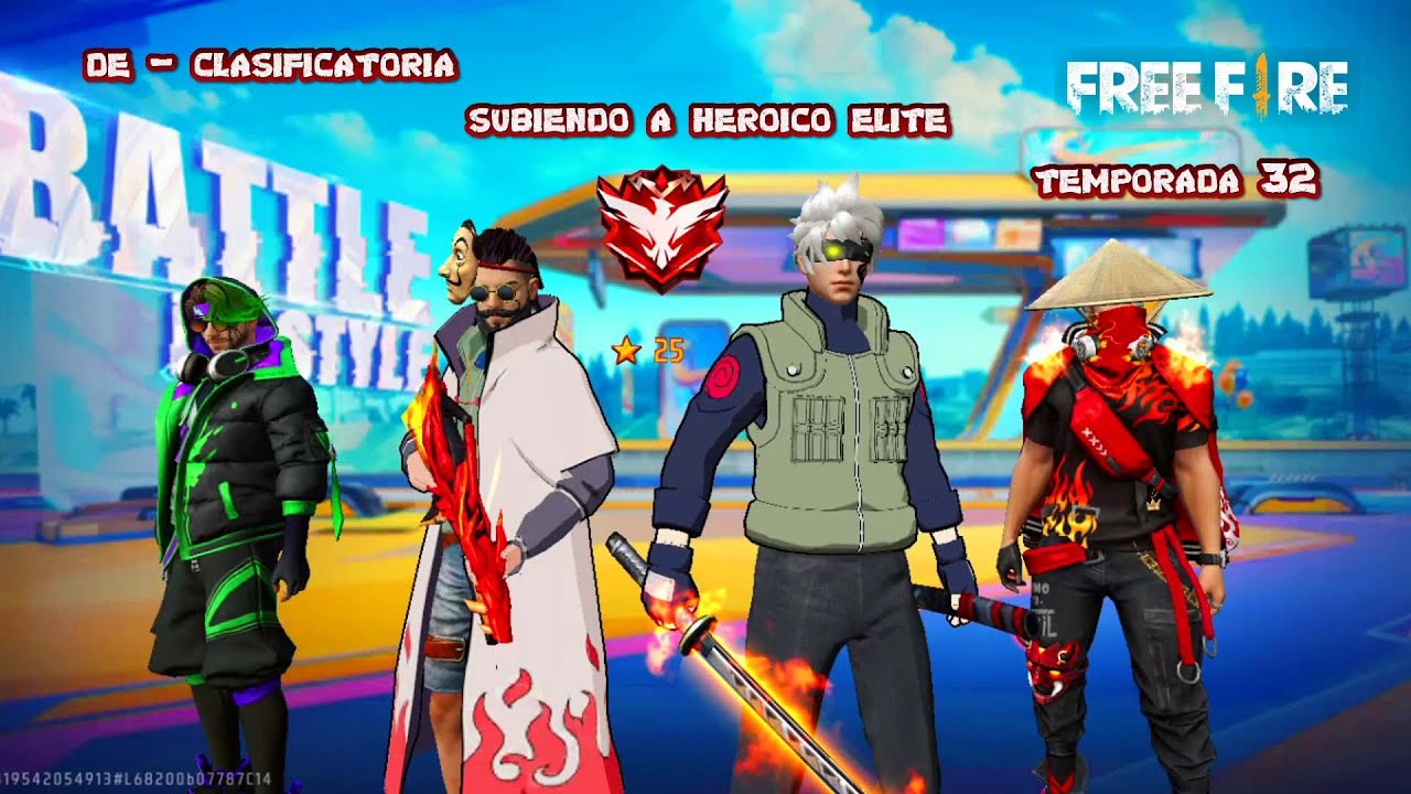 subiendo a heroico de 30 estrellas temporada 32 free fire - YouTube