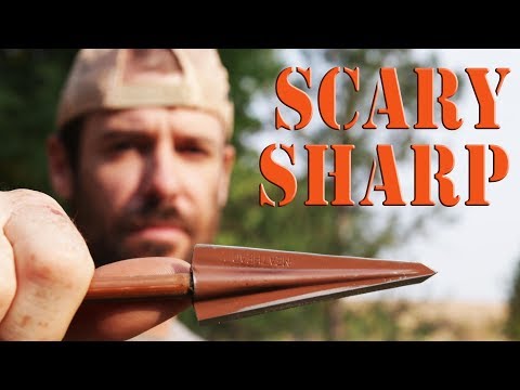 How to get two blade broadheads razor sharp - sharpening tips