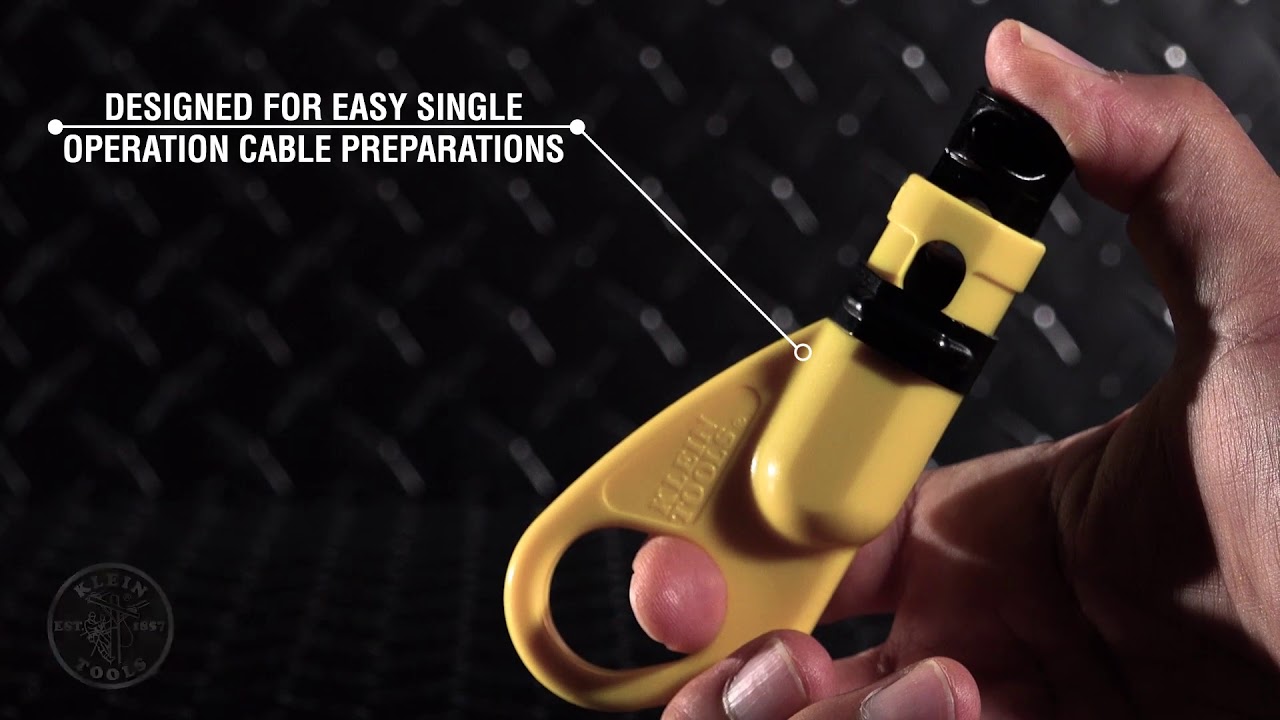 Klein Tools Coax Cable Stripper  2 Level, Radial